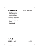 EINHELL TE-CD 18/50 Li-i BL (2x2,0Ah) Instrukcja obsługi