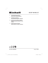 Einhell Expert Plus CE-CP 18/180 Li E Instrukcja obsługi