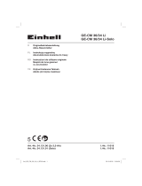 EINHELL Expert GE-CM 36/34 Li (2 x 3,0Ah) Instrukcja obsługi
