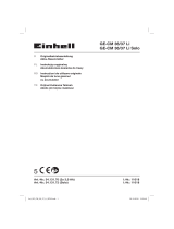 EINHELL GE-CM 36/37 Li (2x3,0Ah) Instrukcja obsługi