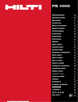 Hilti PS 1000 Instrukcja obsługi