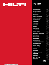 Hilti PS 30 Instrukcja obsługi