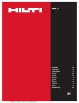 Hilti PD 5 Instrukcja obsługi