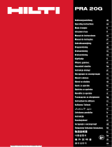 Hilti PRA 20G Instrukcja obsługi