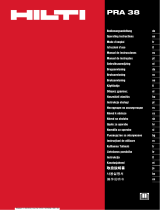 Hilti PRA 38 Instrukcja obsługi