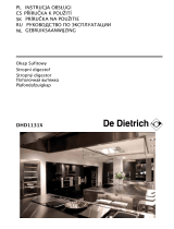 De Dietrich DHD1131X Instrukcja obsługi