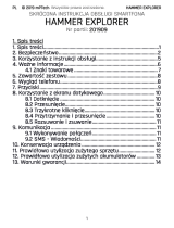 mPTech HAMMER Explorer Instrukcja obsługi