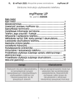 myPhone Up Instrukcja obsługi