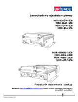 Brigade MDR-404XX-500 (4868, 4939, 4941, 4940) Instrukcja obsługi