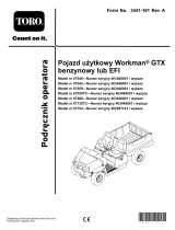 Toro Workman GTX Utility Vehicle Instrukcja obsługi