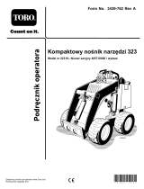 Toro 323 Compact Tool Carrier Instrukcja obsługi