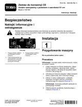 Toro CE Conversion Kit, 24in Stand-On Aerator Instrukcja instalacji