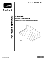 Toro Leveler, Compact Tool Carriers Instrukcja obsługi