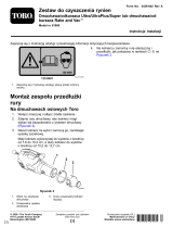 Toro Gutter Cleaner Kit, Ultra/UltraPlus/Super Blower/Vacuum, or Rake and Vac Blower/Vacuum Instrukcja instalacji
