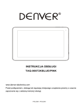 Denver TAQ-90072KBLUEPINK Instrukcja obsługi