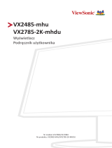 ViewSonic VX2785-2K-mhdu instrukcja