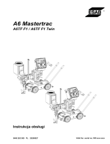 ESAB A6 Mastertrac A6TF F1 / A6TF F1 Twin Instrukcja obsługi