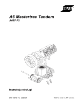 ESAB A6 Mastertrac Tandem A6TF F2 Instrukcja obsługi