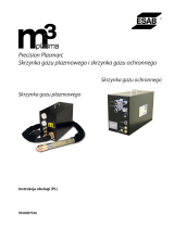 ESAB M3® Plasma Precision Plasmarc Plasma Gas Box & Shield Gas Box Instrukcja obsługi