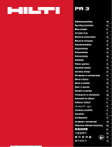 Hilti PR 3 Instrukcja obsługi