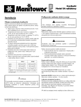 Manitowoc Ice SN12 & SN20 CounterTop Nugget Ice Dispenser Owner Instruction Manual