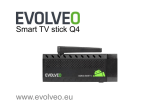 Evolveo smart tv stick q4 Instrukcja obsługi