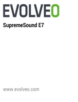 Evolveo supremesound e7 Instrukcja obsługi