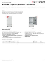 Binder KBW 400 Karta katalogowa