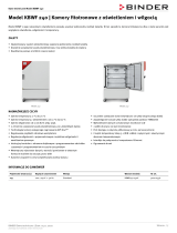 Binder KBWF 240 Karta katalogowa