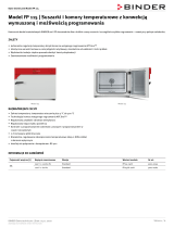 Binder FP 115 Karta katalogowa