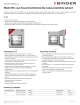 Binder VDL 115 Karta katalogowa