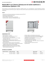 Binder KBF P 240 Karta katalogowa