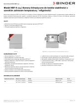 Binder KBF-S 115 Karta katalogowa