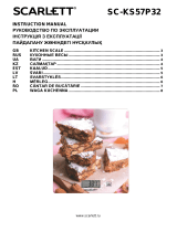 Scarlett SC - KS57P32 Instrukcja obsługi