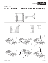 Danfoss ECA 32 internal I/O module Instrukcja instalacji