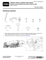 Toro Rotary Sensor Cover Kit, 2024 or 2226 Directional Drill Instrukcja instalacji