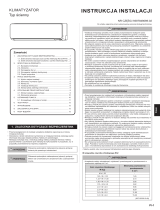 Fujitsu ASHG09KMCDN Instrukcja instalacji