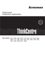 Lenovo ThinkCentre M58 Instrukcja obsługi