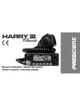 PRESIDENT HARRY III CLASSIC Instrukcja obsługi