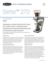 Baratza Sette 270 Instrukcja obsługi