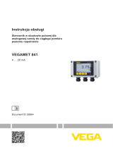 Vega VEGAMET 841 Instrukcja obsługi