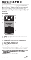 Behringer CL9 Instrukcja obsługi