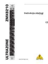 Behringer ZMX8210 Instrukcja obsługi