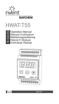 Raychem HWAT-T55 Instrukcja instalacji