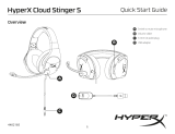 HyperX Cloud Stinger S (HHSS1S-AA-BK/G) Instrukcja obsługi