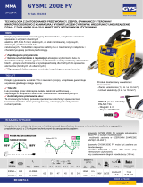 GYS GYSMI E200 FV Karta katalogowa