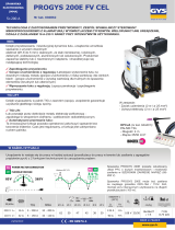GYS PROGYS 200E FV CEL Karta katalogowa