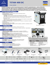 GYS TIG TITAN 400 DC TRI Karta katalogowa