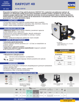GYS PLASMA CUTTER EASYCUT 40 Karta katalogowa