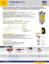 GYS GYSFLASH 1.12 Karta katalogowa